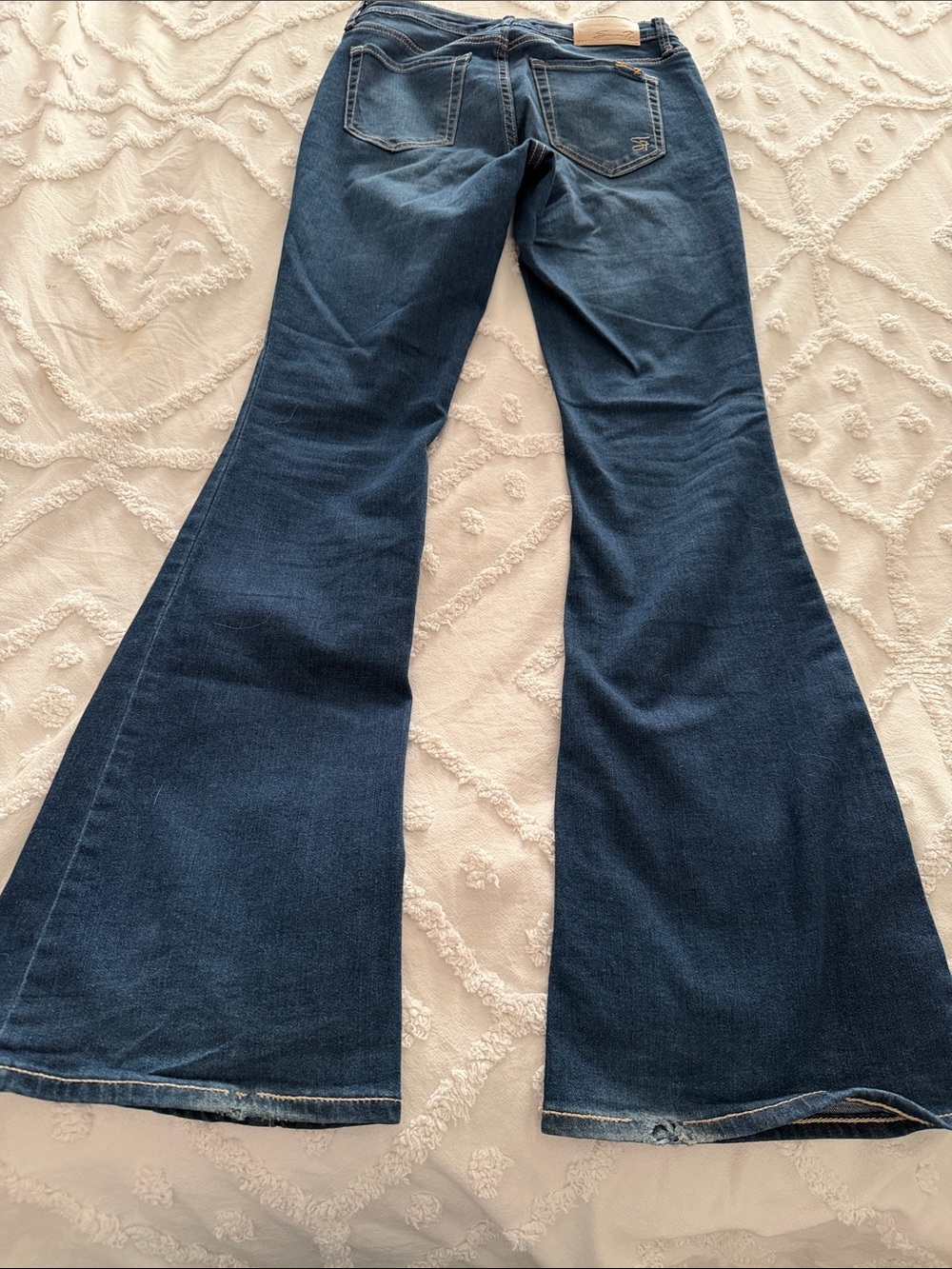 Seven7 Dark Blue Flare Jeans - Picture 3 of 3